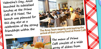 RHQ launches its subsidized lunch program at Prime Caf�, B Hotel
