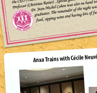 Anxa trains with C�cile Neuville